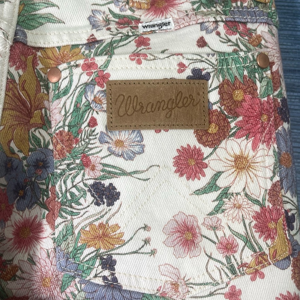 Free People Wrangler Westward Floral Bootcut jeans - Picture 6 of 8